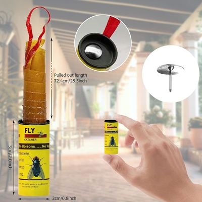 JZ مكافحة الآفات الصديقة للبيئة UV يقتل الذباب الورق آمن الملصق مكافحة الحشرات مصائد الذباب المزود