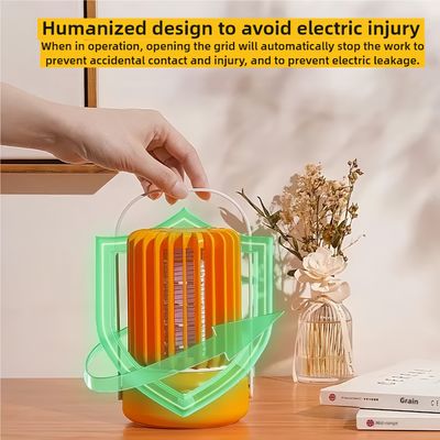 تصميم جديد قابلة لإعادة الشحن في 2025 مصباح قاتل البعوض البرتقالي والأبيض والأزرق والأبيض والأرجواني المزود