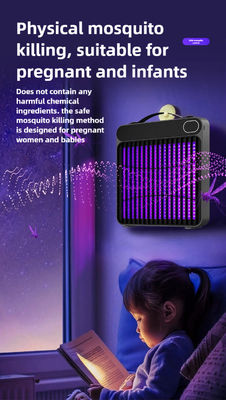 ضوء JZ UV في الداخل في الخارج باستخدام مصطاد ذبابة صدمة كهربائية مضاد للناموس مصباح قاتل الحشرات مصيدة مع علبة ABS صلبة مزود