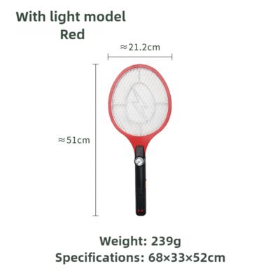 JZ 3300V مصباح LED عالي الجودة لصاعق الحشرات الكهربائي، قاتل البعوض، مصيدة الذباب، شبكة من ثلاث طبقات، يعمل بالبطارية، صائد الذباب المزود