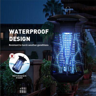 JZ UV Light Indoor Outdoor Hight Power IPX4 Bug Zapper Insect Trap Pest Control Mosquito Killing Lamp for Camping المزود