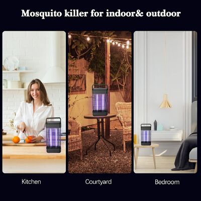JZ 12W Household Noiseless Fly Catcher Indoor Pest Control Trap Electric Anti Mosquito Lamp with UV Light المزود
