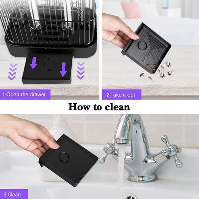 JZ 12W Household Noiseless Fly Catcher Indoor Pest Control Trap Electric Anti Mosquito Lamp with UV Light المزود