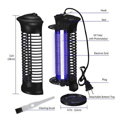 JZ New Style Plastic Waterproof Electric Plug in Household Fly Catcher Insect Killer Lamp Mosquito Killing Machine for Indoor المزود