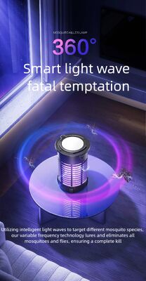 3-in-1 3000V Rechargeable Indoor Eco-Friendly Folding Suspensible 360-degree Al-round Mosquito Control Light Mosquito Killer المزود