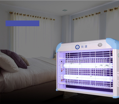 مصباح قاتل البعوض مع أنبوب ضوئي LED مع إطار الألومنيوم قاتل الحشرات الإلكتروني المزود