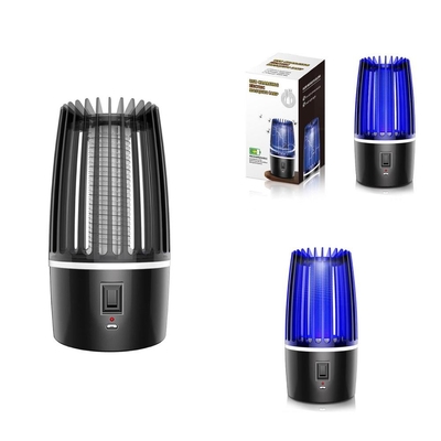 2 في 1 كهربائية LED USB مصباح قاتل البعوض للتخييم حشرة زاببر قابلة لإعادة الشحن المزود