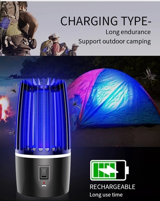 2 في 1 كهربائية LED USB مصباح قاتل البعوض للتخييم حشرة زاببر قابلة لإعادة الشحن المزود