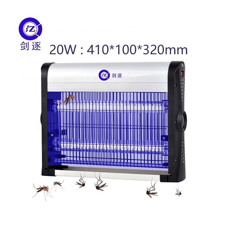 JZ 20W 30W 40W UV الضوء سبيكة الألومنيوم مضاد للبعوض مصباح الذباب العث مصطادف الحشرات الطائرة آلة للاستخدام الداخلي المزود