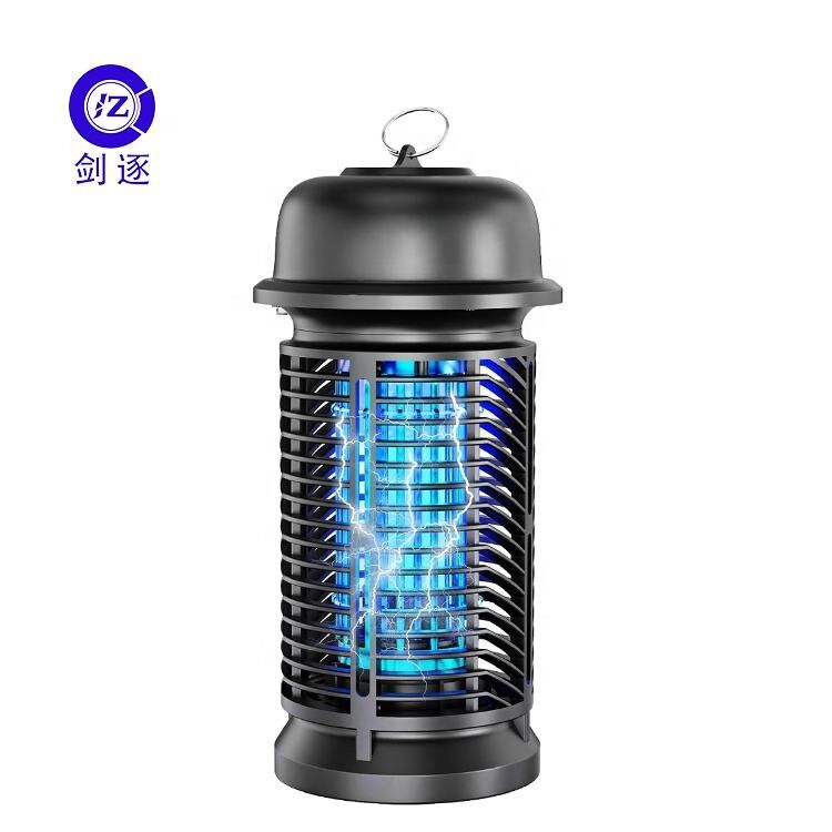 JZ 20W IPX4 UV Light Child Safe Pest Control Fly Fan Insect Trap Anti Mosquito Killing Lamp with Removable Collection Tray المزود